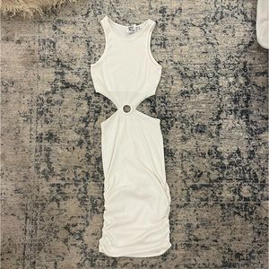 Princess Polly White Mini Dress with cutouts